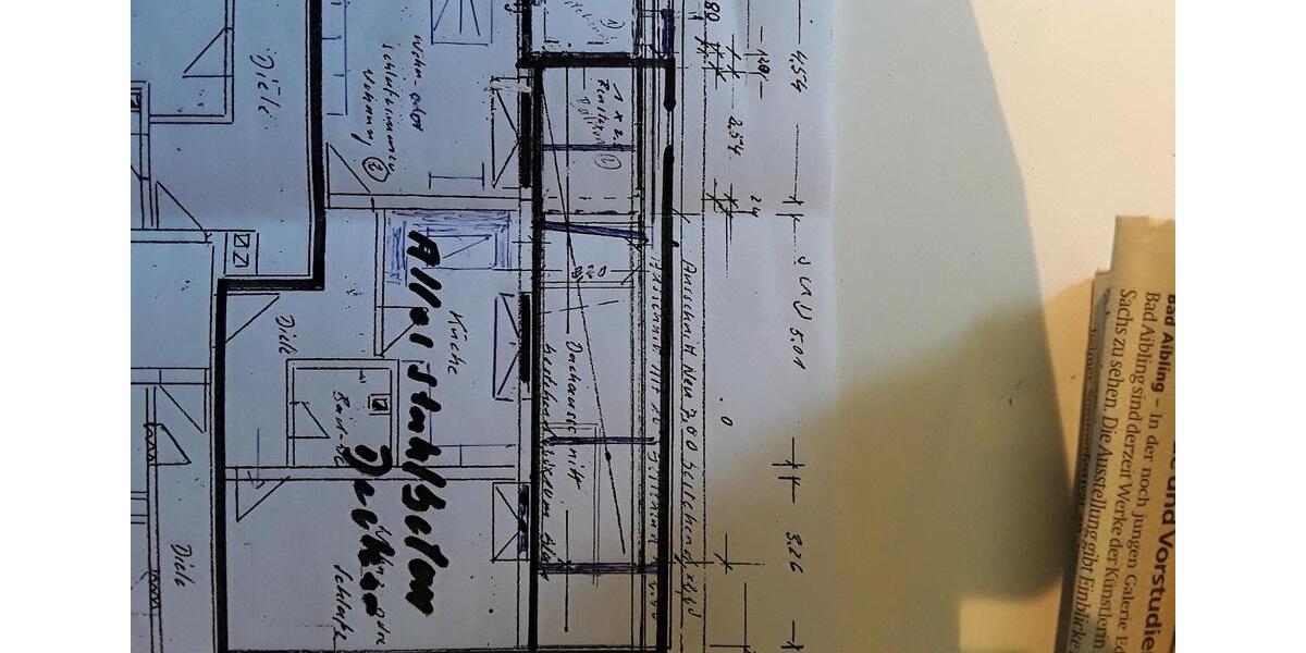 Dachgeschoßwohnung Rosenheim Aising - 2 Zimmer, 90 m&sup2;, 1.231&euro; | Angebot:25257479