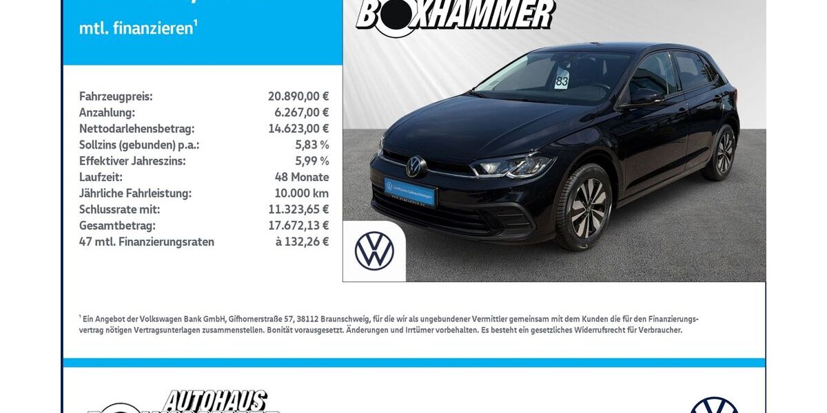 VW Polo 60.250 km 20.690 &euro; Bad Aibling 83043