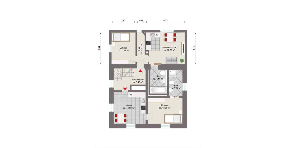Mehrfamilienhaus, Wohnhaus Hausham - 1 Zimmer, 231 m&sup2;, 1.045.000&euro; | Angebot:25780498