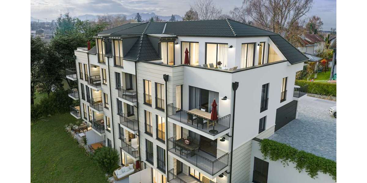 Etagenwohnung Rosenheim Egarten - 3 Zimmer, 128 m&sup2;, 1.148.500&euro; | Angebot:26748853
