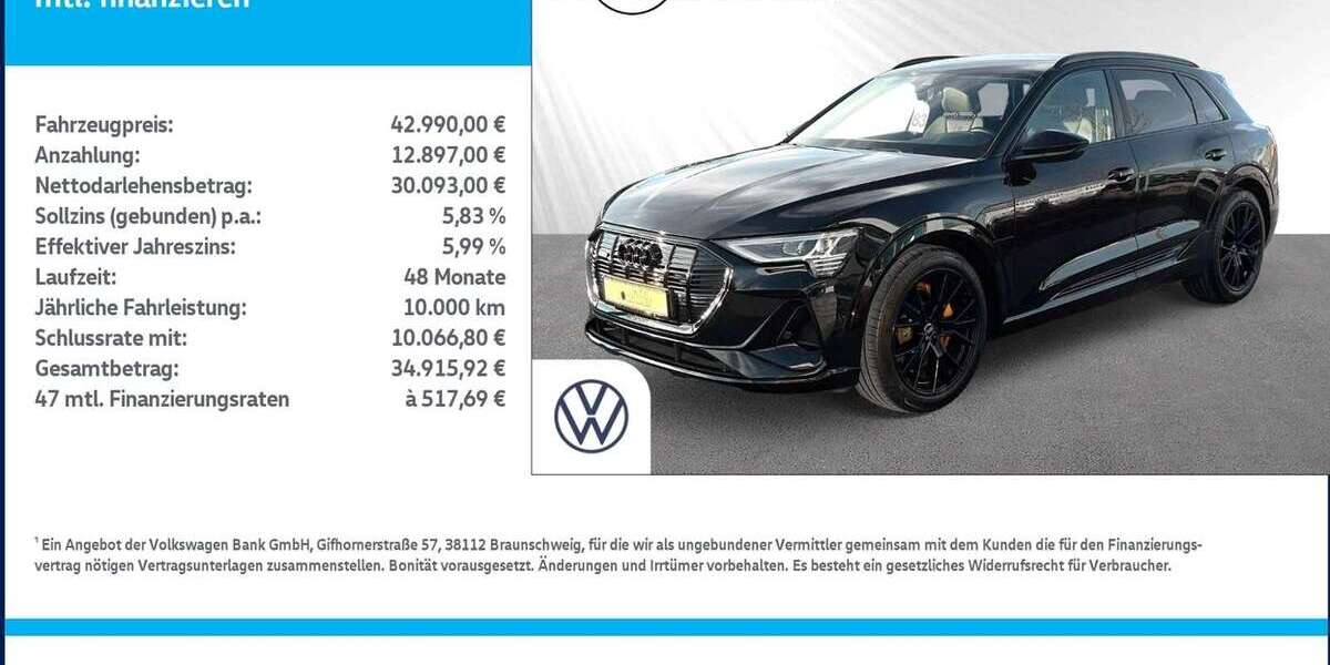 Audi e-tron 55.149 km 42.990 &euro; Bad Aibling 83043