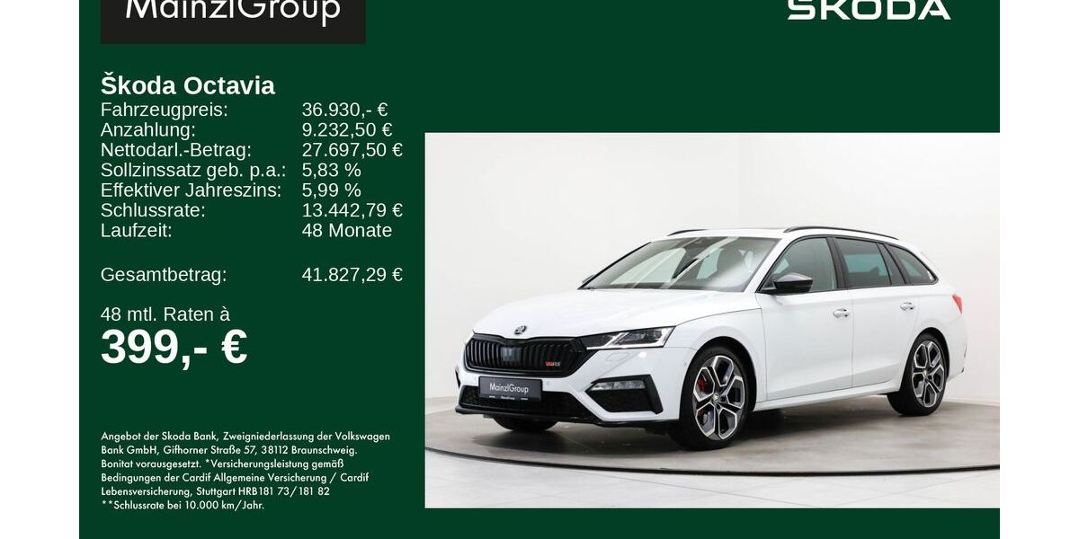 Skoda Octavia 48.168 km 36.930 &euro; Feldkirchen/Westerham 83620