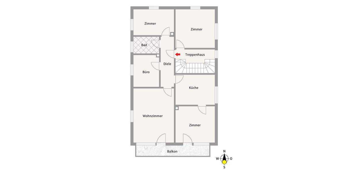 Etagenwohnung Rosenheim Aising - 4 Zimmer, 105 m&sup2;, 320.000&euro; | Angebot:25667944