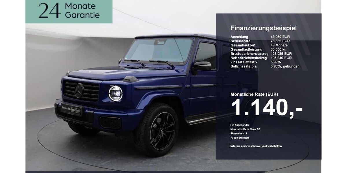 Mercedes-Benz G 450 7.800 km 155.790 &euro; Ebersberg 85560