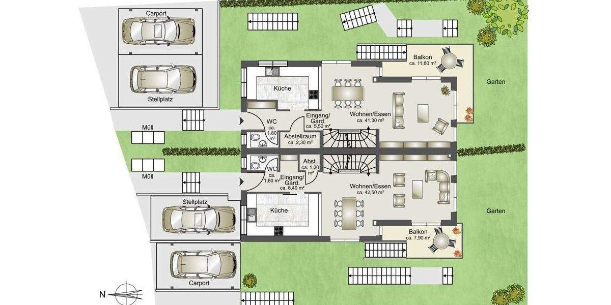 Doppelhaushälfte Kirchseeon - 5 Zimmer, 158 m&sup2;, 1.299.000&euro; | Angebot:25680461