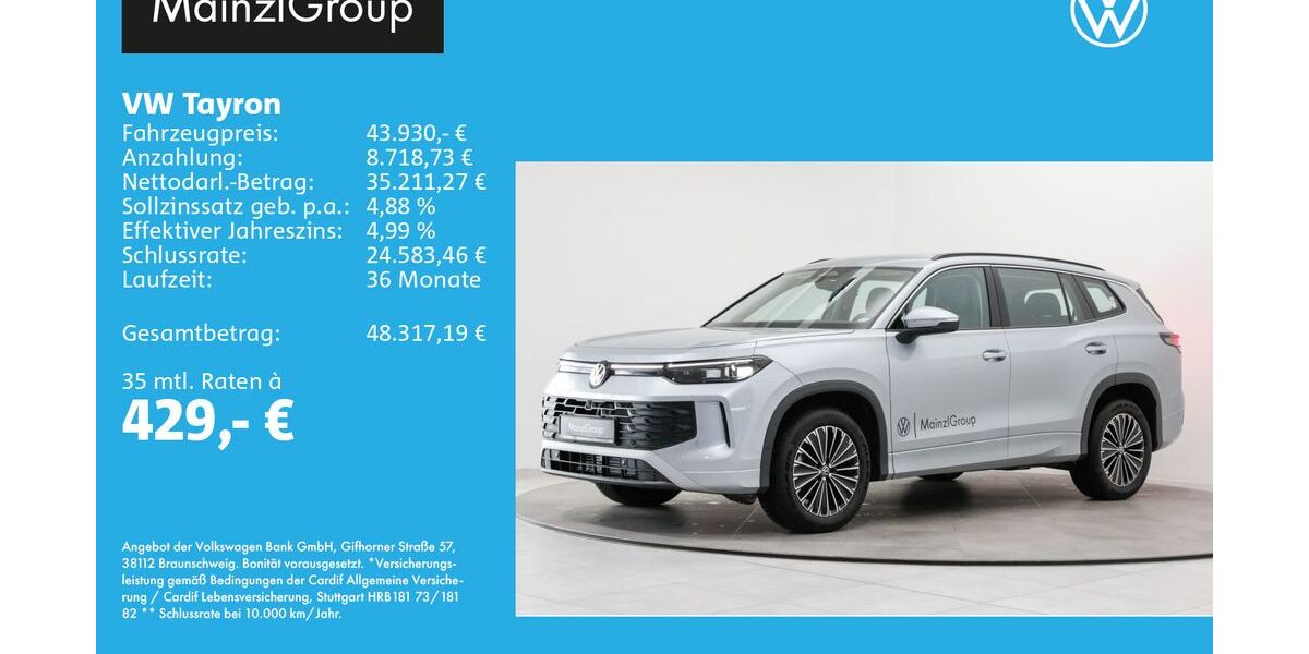 VW Tayron 25.588 km 43.930 &euro; Feldkirchen-Westerham 83620