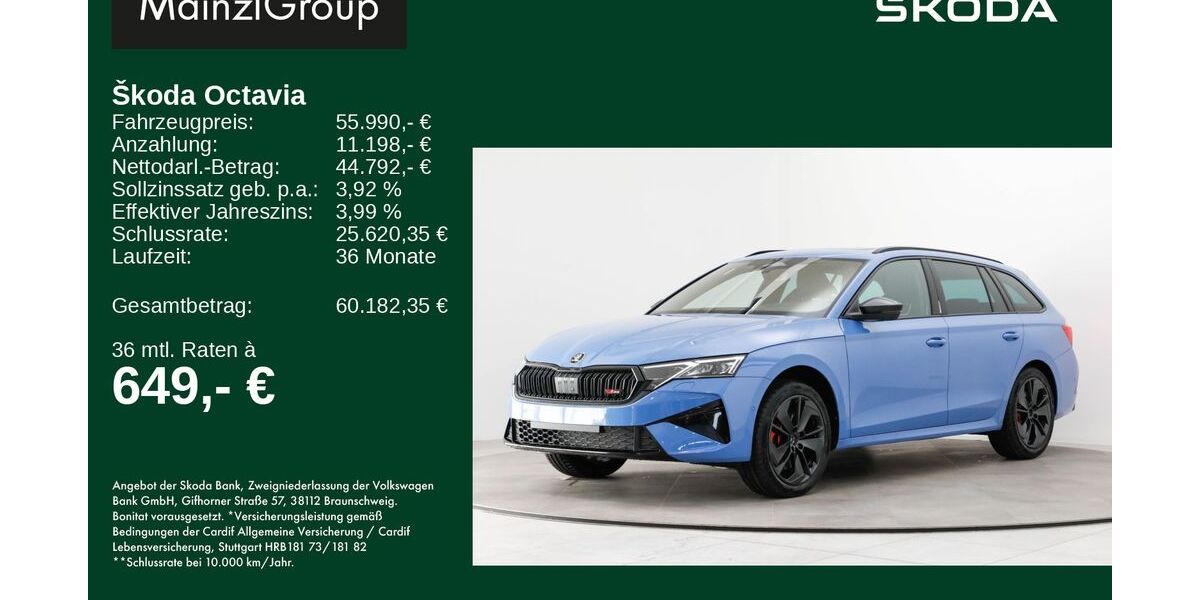 Skoda Octavia 2.500 km 55.990 &euro; Rosenheim 83026