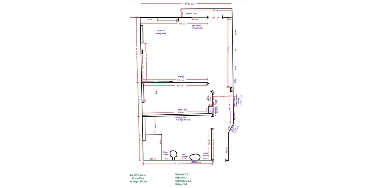 Etagenwohnung Bad Feilnbach - 1.5 Zimmer, 50 m&sup2;, 910&euro; | Angebot:25431613
