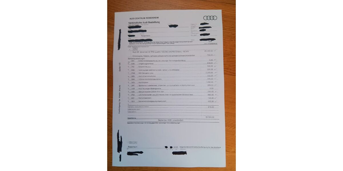 Audi Q3 2.400 km 42.990 &euro; Rosenheim 83026