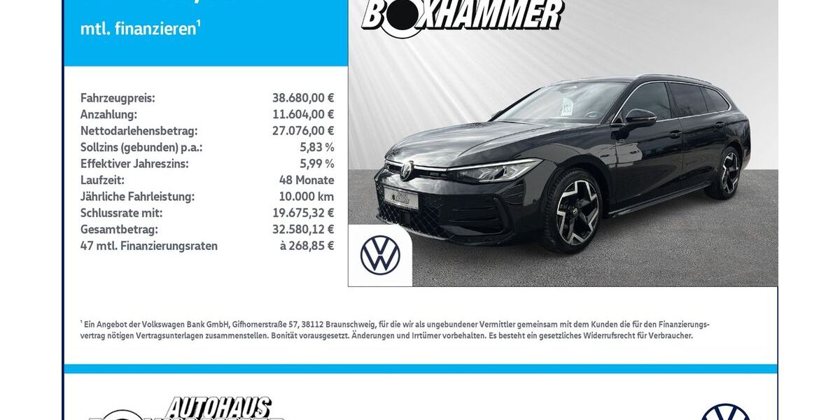 VW Passat Variant 32.018 km 38.680 &euro; Bad Aibling 83043