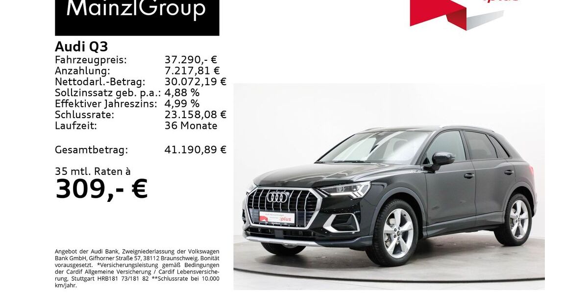 Audi Q3 5.700 km 37.290 &euro; Feldkirchen/Westerham 83620