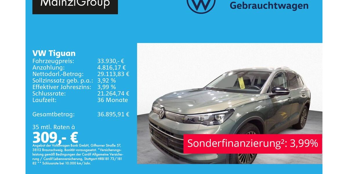 VW Tiguan 14.000 km 33.930 &euro; Feldkirchen/Westerham 83620