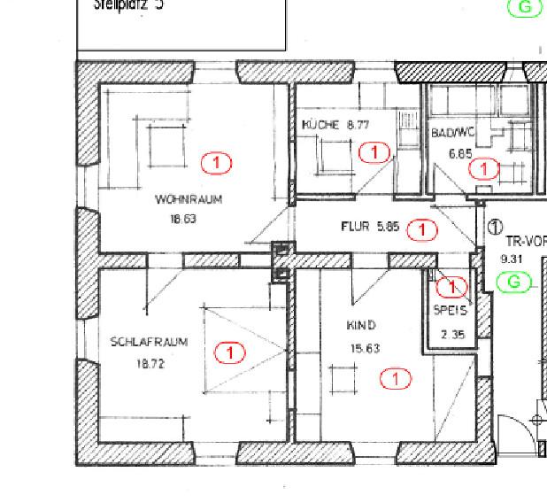 Erdgeschoßwohnung Miesbach - 3 Zimmer, 77 m&sup2;, 1.060&euro; | Angebot:26031938