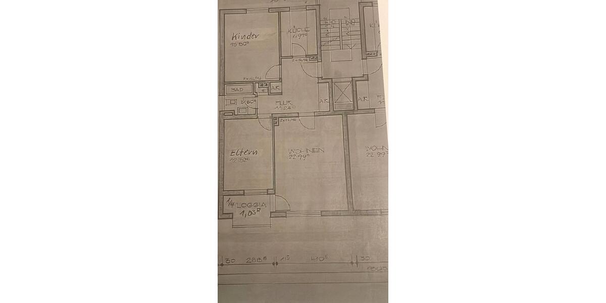 Etagenwohnung Rosenheim Aising - 3 Zimmer, 75 m&sup2;, 1.000&euro; | Angebot:25975842