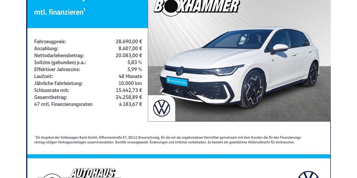 VW Golf 26.337 km 28.690 &euro; Bad Aibling 83043