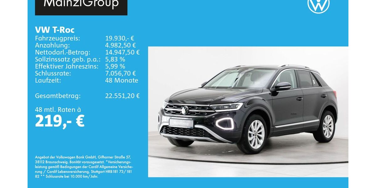 VW T-Roc 38.000 km 19.930 &euro; Feldkirchen/Westerham 83620