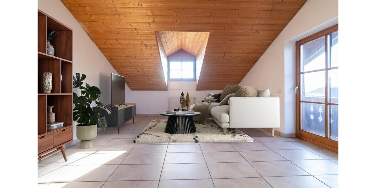 Dachgeschoßwohnung Bruckmühl - 3 Zimmer, 84 m&sup2;, 350.000&euro; | Angebot:25900903