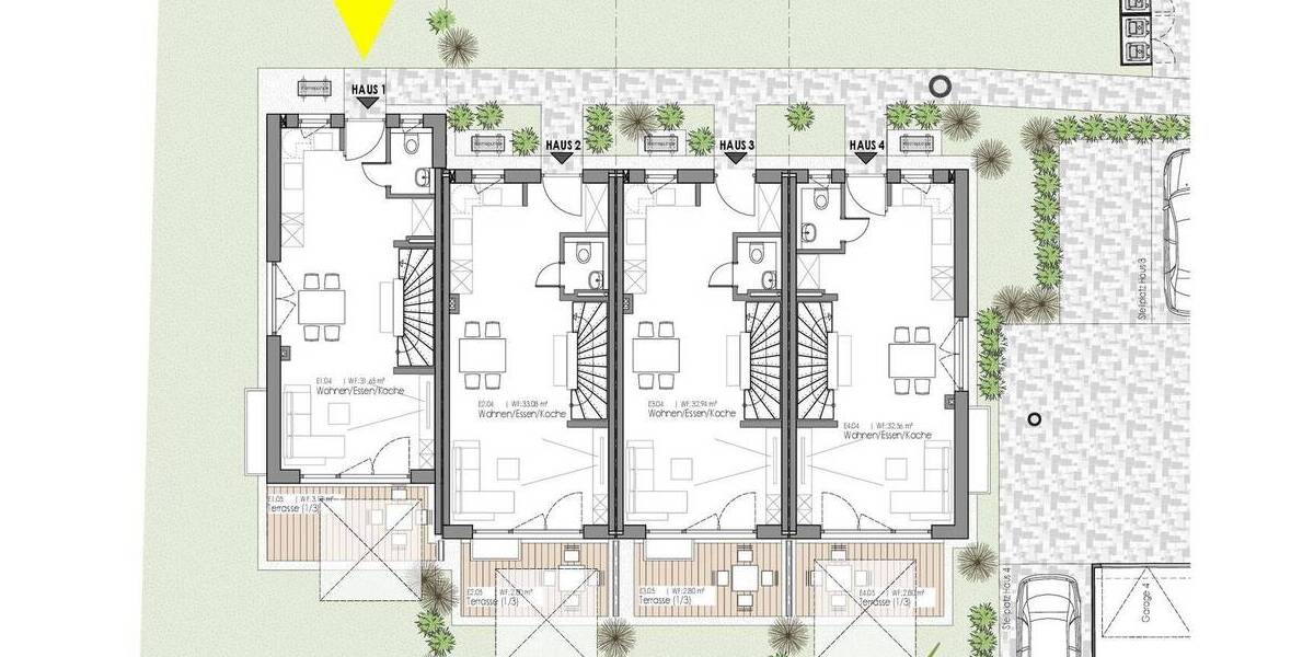 Reihenendhaus Raubling Nicklheim - 3 Zimmer, 100 m&sup2;, 719.500&euro; | Angebot:25684078