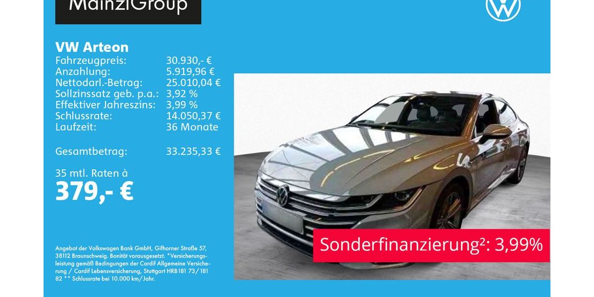 VW Arteon 65.600 km 30.930 &euro; Feldkirchen/Westerham 83620