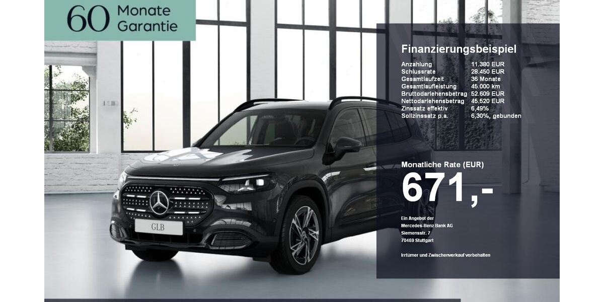 Mercedes-Benz GLB 250 6.200 km 55.900 &euro; Ebersberg 85560
