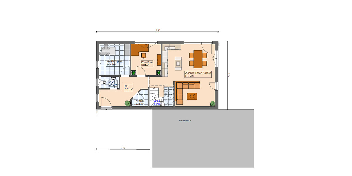 Doppelhaushälfte Bruckmühl Sonnenwiechs - 5 Zimmer, 138 m&sup2;, 916.500&euro; | Angebot:25666801