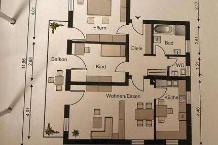 Wohnung Rosenheim Aising - 3 Zimmer, 81 m&sup2;, 384.000&euro; | Angebot:26594308