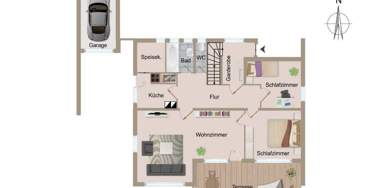 Mehrfamilienhaus, Wohnhaus Stephanskirchen Schloßberg - 7 Zimmer, 200 m&sup2;, 1.050.000&euro; | Angebot:25665216