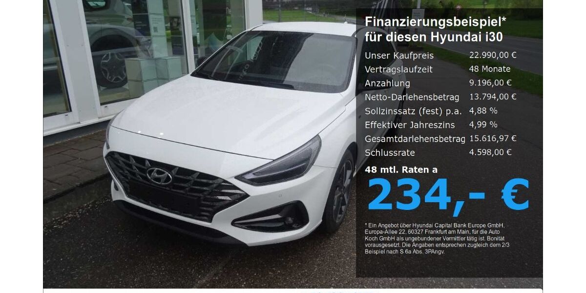 Hyundai i30 5.900 km 22.990 &euro; Bad Feilnbach 83075