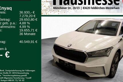 Skoda Enyaq 15.900 km 36.930 &euro; Feldkirchen/Westerham 83620