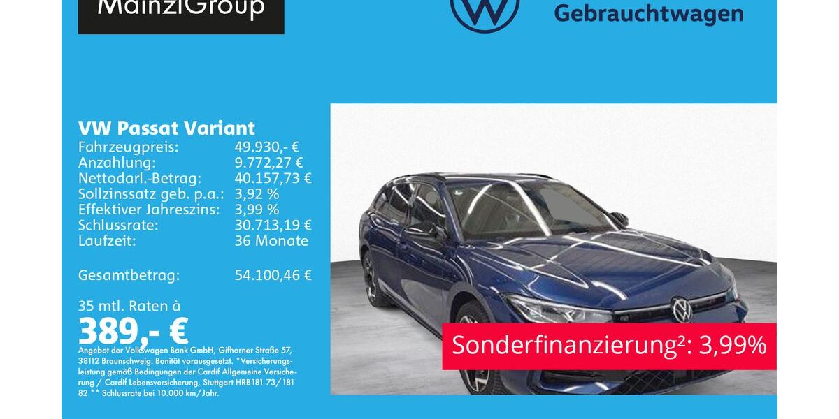 VW Passat Variant 3.500 km 49.930 &euro; Feldkirchen/Westerham 83620