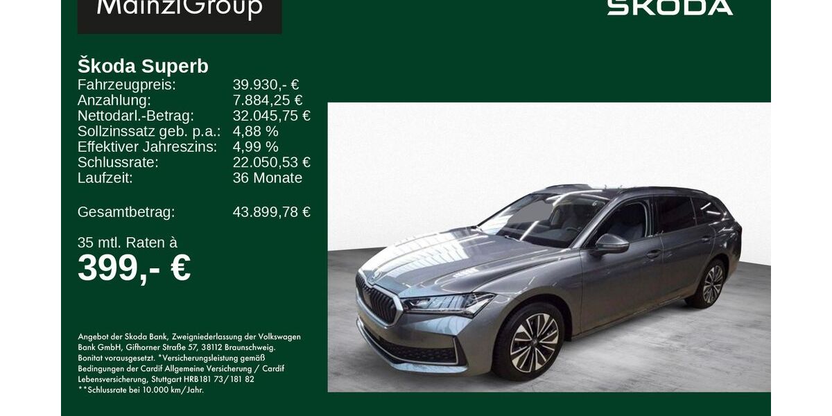 Skoda Superb 28.200 km 39.930 &euro; Feldkirchen/Westerham 83620