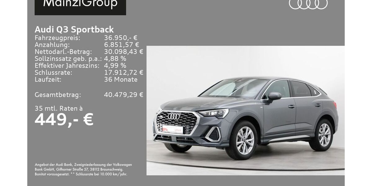 Audi Q3 21.900 km 36.250 &euro; Feldkirchen/Westerham 83620