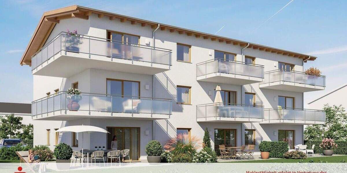 Etagenwohnung Rosenheim Fürstätt - 3 Zimmer, 73 m&sup2;, 540.400&euro; | Angebot:25730437