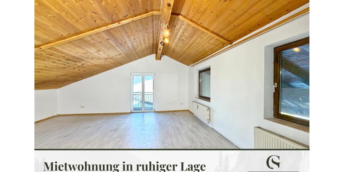 Dachgeschoßwohnung Oberaudorf - 2 Zimmer, 61 m&sup2;, 919&euro; | Angebot:26645460