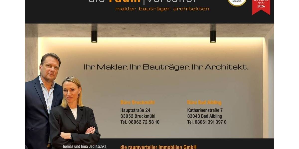 Etagenwohnung Bruckmühl - 3 Zimmer, 88 m&sup2;, 630.500&euro; | Angebot:26753728