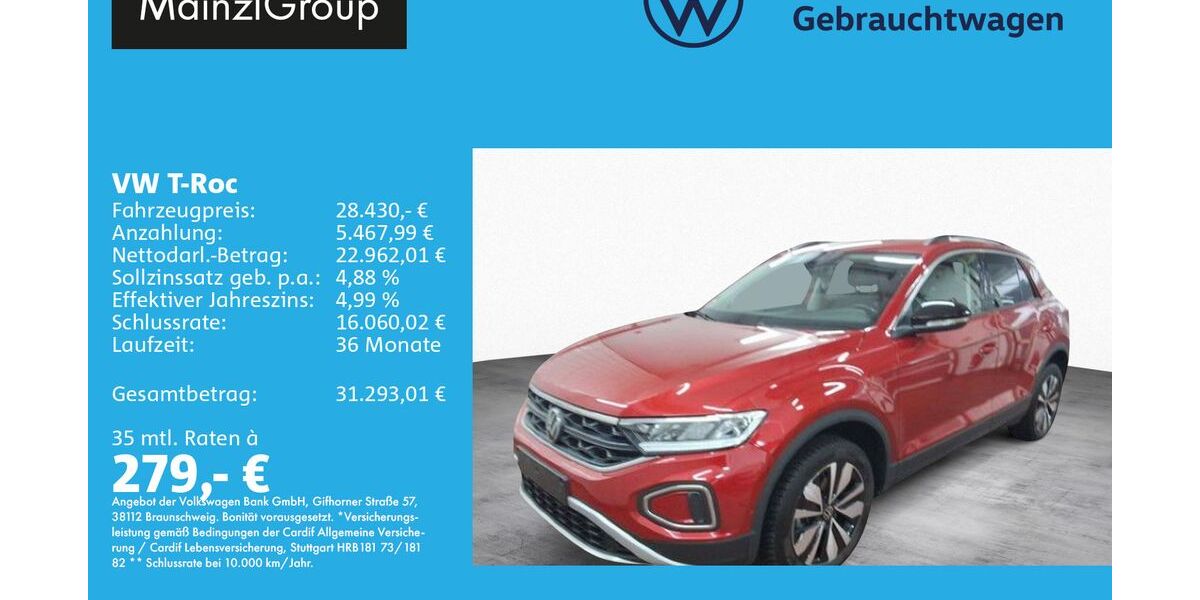 VW T-Roc 23.200 km 28.430 &euro; Feldkirchen/Westerham 83620