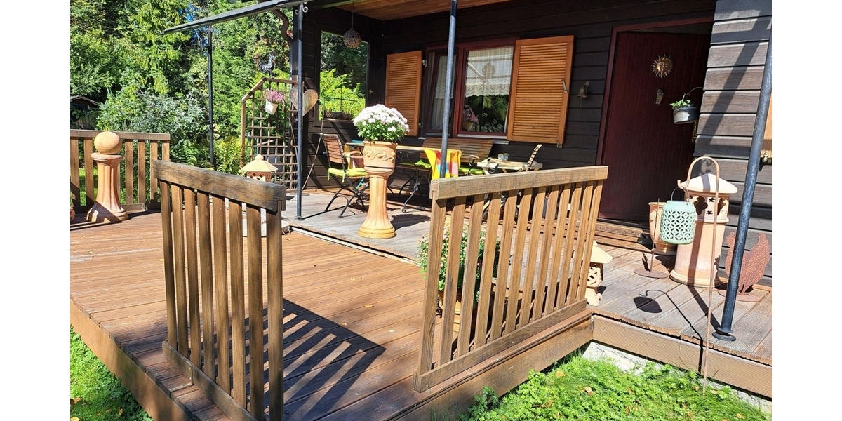 Idyllisches Grundstück am Wald in Kirchseeon mit einer Ferienimmoblie - Ferienhaus Kirchseeon | Angebot:25656451