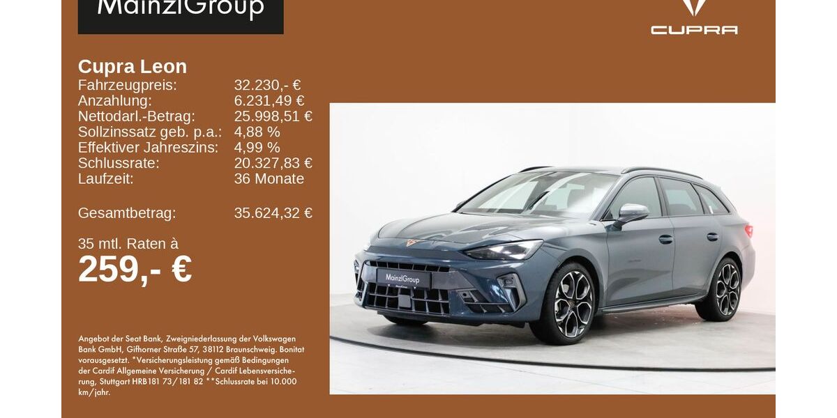 Seat Leon 22.950 km 32.230 &euro; Feldkirchen/Westerham 83620