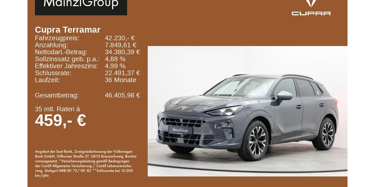 Cupra Terramar 12.000 km 42.230 &euro; Feldkirchen/Westerham 83620