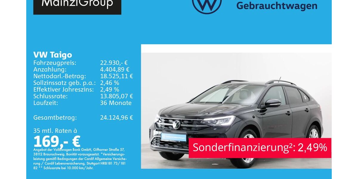 VW Taigo 22.950 km 22.930 &euro; Feldkirchen/Westerham 83620