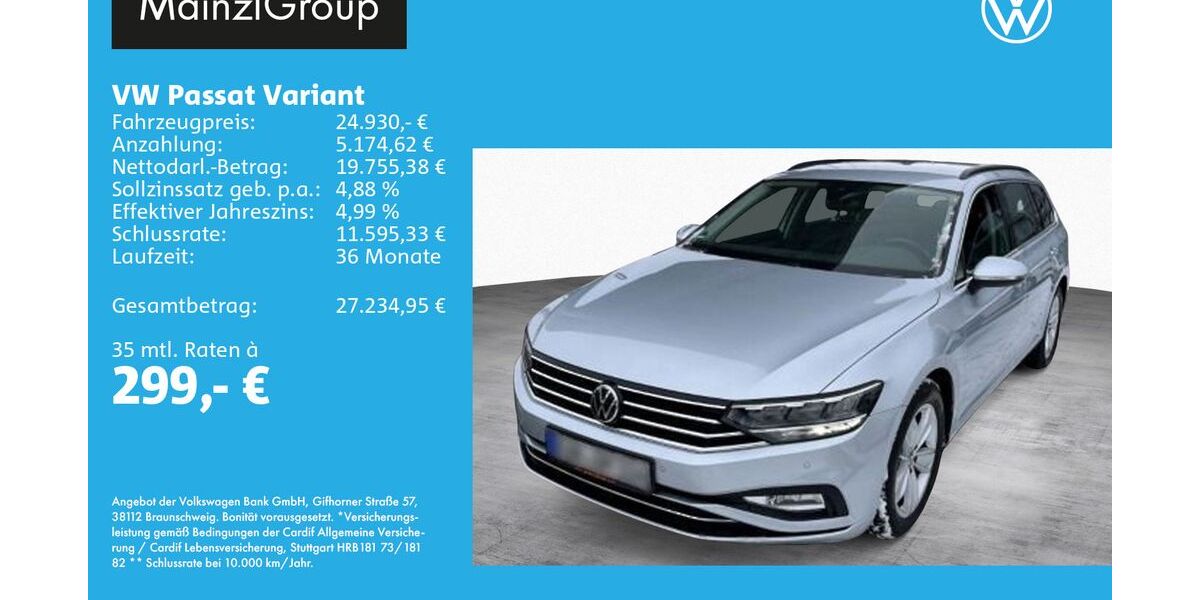 VW Passat Variant 71.200 km 24.930 &euro; Feldkirchen/Westerham 83620