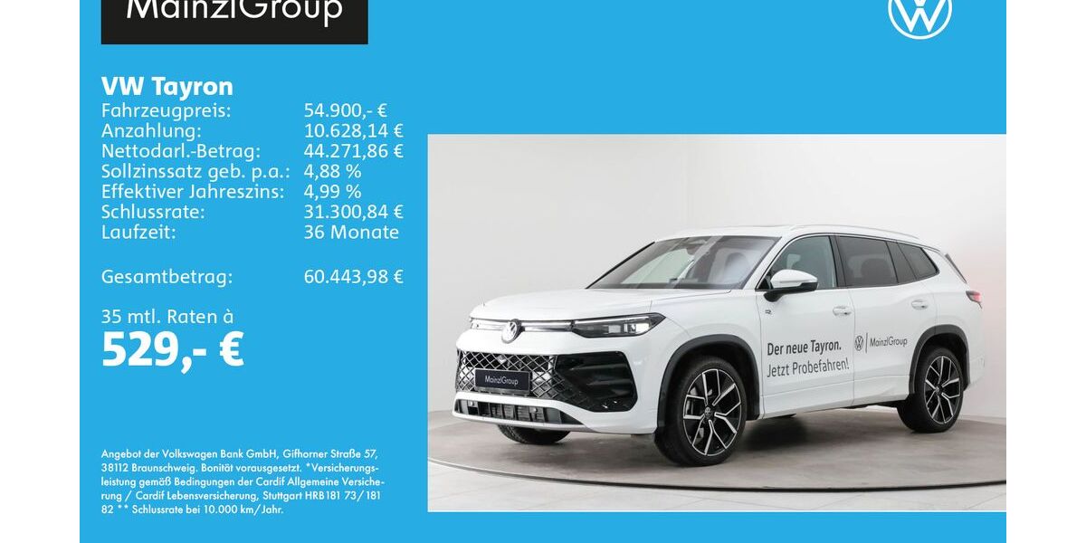 VW Tayron 15.307 km 51.930 &euro; Feldkirchen/Westerham 83620