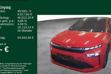 Skoda Enyaq 10.700 km 49.930 &euro; Feldkirchen/Westerham 83620