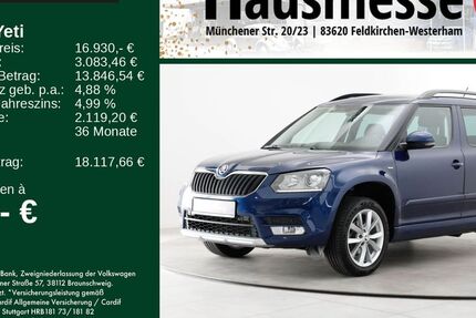 Skoda Yeti 106.846 km 16.930 &euro; Feldkirchen/Westerham 83620