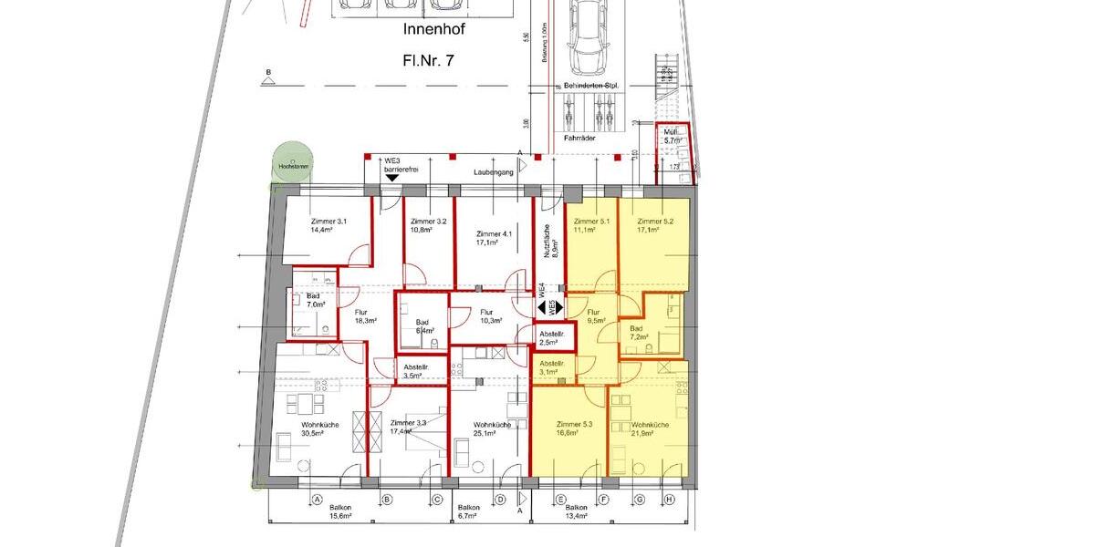 Etagenwohnung Vogtareuth - 4 Zimmer, 95 m&sup2;, 1.472&euro; | Angebot:25217535