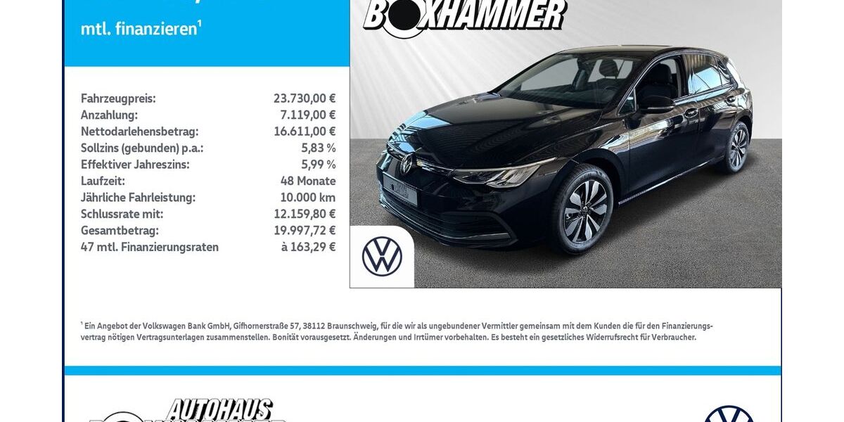 VW Golf 24.490 km 23.730 &euro; Bad Aibling 83043