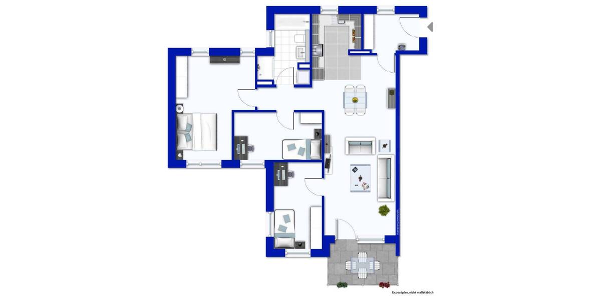 Etagenwohnung Grafing - 4 Zimmer, 97 m&sup2;, 779.000&euro; | Angebot:26065988
