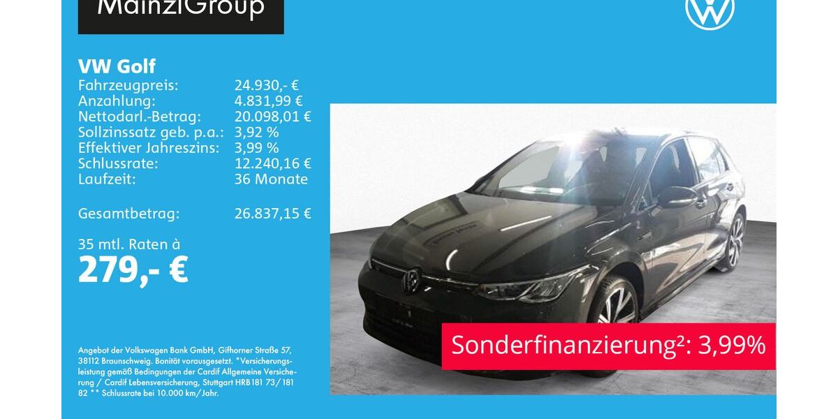 VW Golf 14.300 km 24.930 &euro; Feldkirchen/Westerham 83620