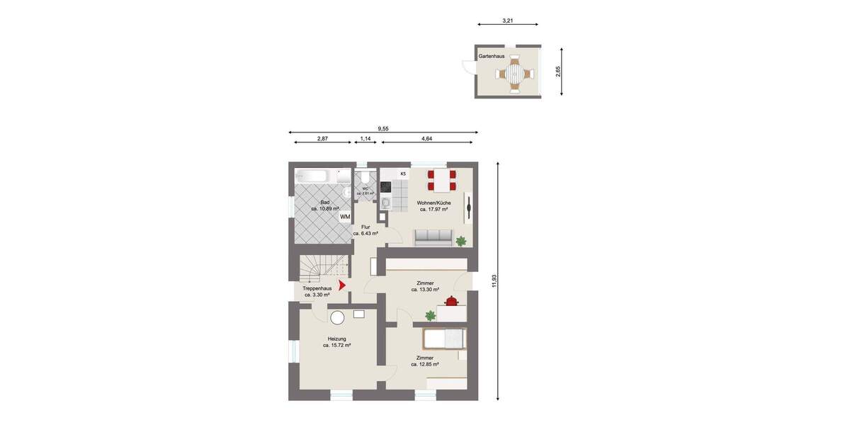 Mehrfamilienhaus, Wohnhaus Hausham - 1 Zimmer, 231 m&sup2;, 1.095.000&euro; | Angebot:25780498