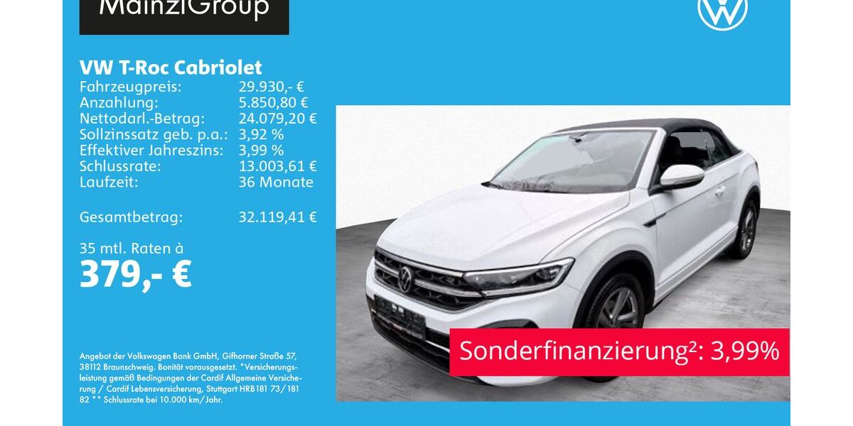 VW T-Roc 20.200 km 29.930 &euro; Feldkirchen/Westerham 83620